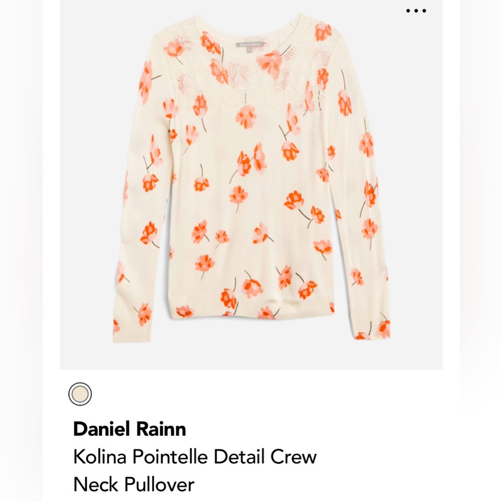 Beautiful Daniel Rainn Kolina Pointelle Sweater